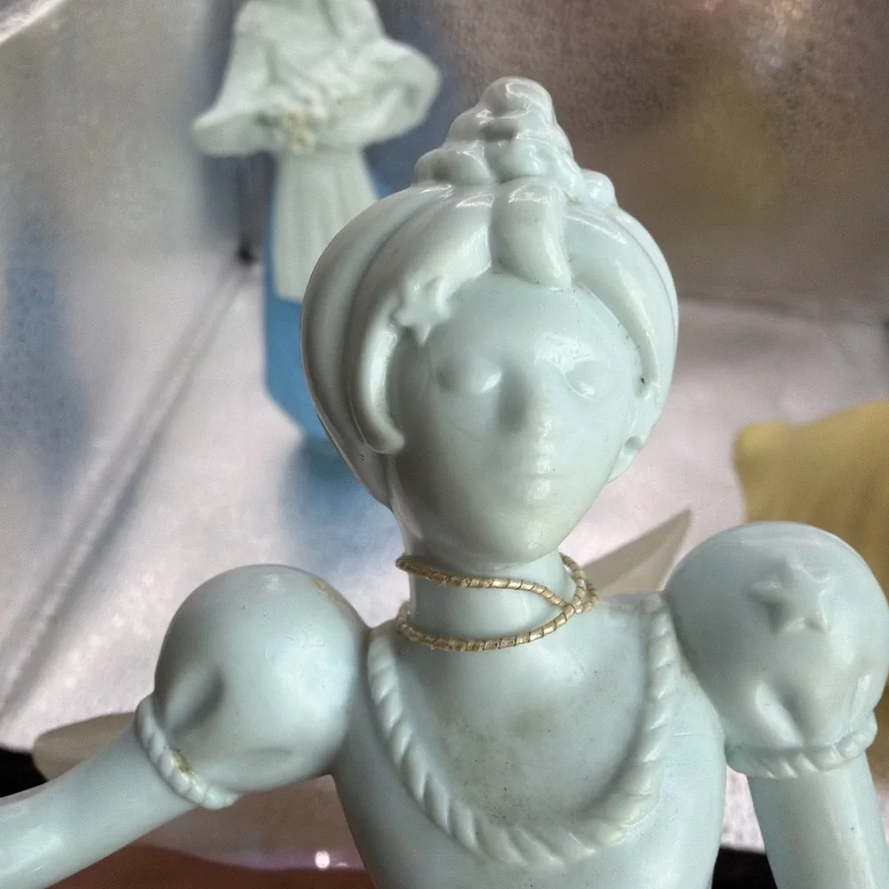 Avon Good Fairy Decanter - Delicate Daisies‎ Cologne, Mostly Full, Set 3 Collect
